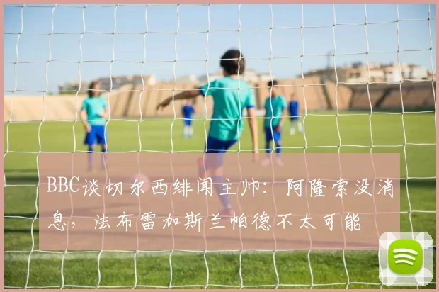 BBC谈切尔西绯闻主帅：阿隆索没消息，法布雷加斯兰帕德不太可能