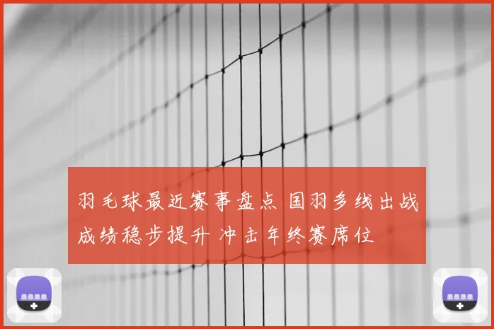 羽毛球最近赛事盘点 国羽多线出战成绩稳步提升 冲击年终赛席位